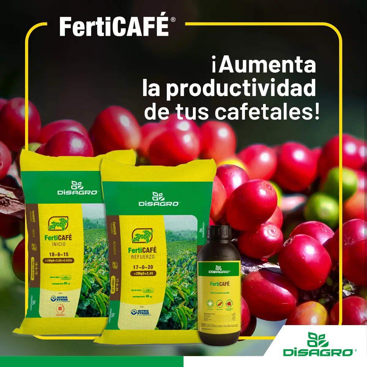 Combo FertiCAFÉ - Disagro El Salvador
